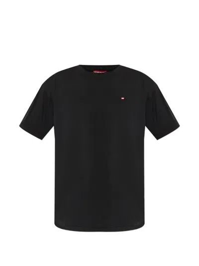 Diesel Logo-detail T-shirt In Black