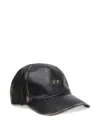 Diesel Logo-embossed Baseball Cap In Black