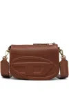 Diesel 1dr-camera Bag In Pull-up Leather In Brown
