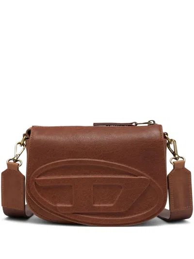 DIESEL LOGO-EMBOSSED CAMERA BAG