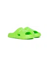 Diesel Chuncky D Branded Slide Slippers In Ha571 Green