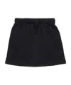 Diesel Fleece Skirt With Oval D Logo In Black