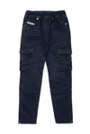Diesel D-ursy Joggjeans Straight Jeans In Blu Denim