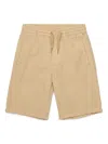 Diesel Casual Shorts Branded With Oval D Logo In Neutrals