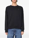 Diesel Logo-embroidered Sweatshirt In Black