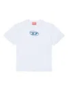 Diesel Logo-embroidered T-shirt In White