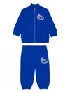 Diesel Logo-embroidered Tracksuit Set (set Of 2) In Blue