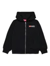 Diesel Kids Sdropshoodz Zip-up Hoodie In Multi