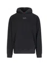 Diesel Hooded Sweatshirt Kangaroo Pockets In Black