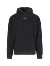 Diesel Hooded Sweatshirt Kangaroo Pockets In Black