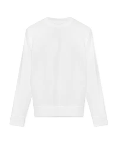 Diesel Logo Hoodie In White