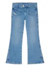 Diesel Logo-patch Cotton Jeans In Blue