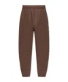 Diesel Logo-patch Cotton Track Pants In Green