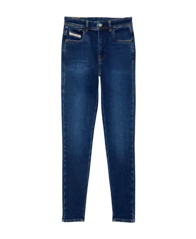 Diesel Logo-patch Denim Jeans In Blue