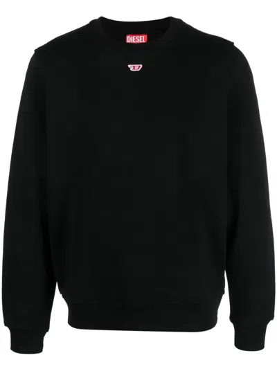 Diesel S-boxt-d Sweatshirt In Black
