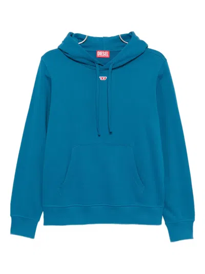 DIESEL LOGO-PATCH HOODIE