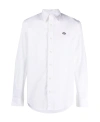 Diesel Classic Collar Cotton Poplin S-benny-a Shirt In White