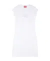 Diesel D-angiel Cotton Mini Dress In White