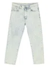 Diesel Logo-patch Stretch-cotton Jeans In Blue