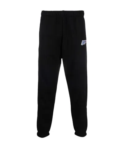Diesel Logo Patch Sweatpants In Blue