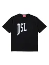 Diesel T-shirt Con Grafica Dsl78 In Black