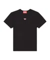 Diesel Logo-patch T-shirt In Black