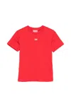 Diesel Logo-patch T-shirt In Red
