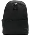 Diesel Logo-plaque Backpack In Black
