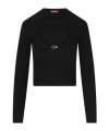 Diesel Logo Plaque Crewneck Jumper In Black