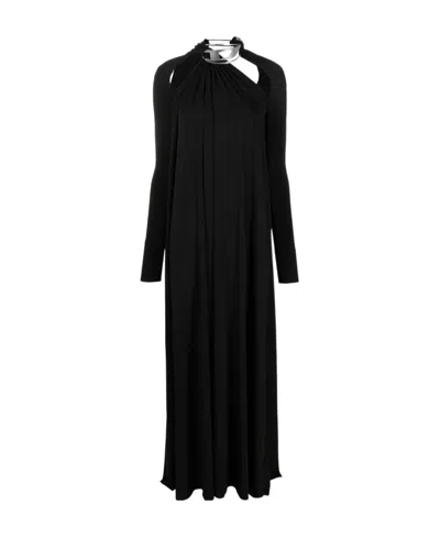 Diesel D-lavie-kaf Cut-out Maxi Dress In Black