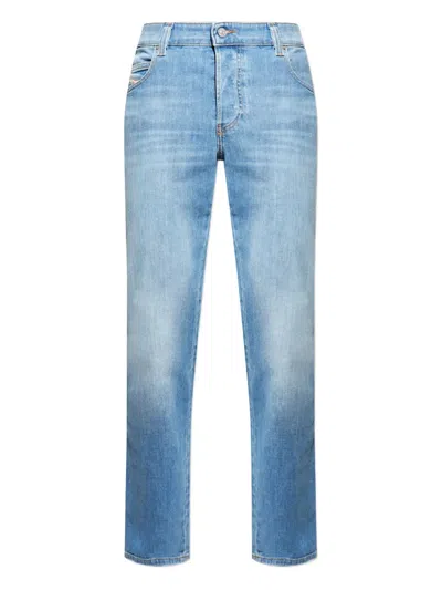 DIESEL LOGO-PLAQUE JEANS