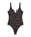 Diesel Camo Lace Bodysuit With Oval D Embroidery In Black