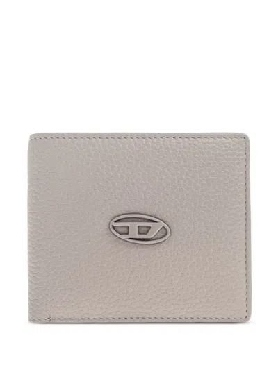 Diesel Logo-plaque Leather Wallet In Brown