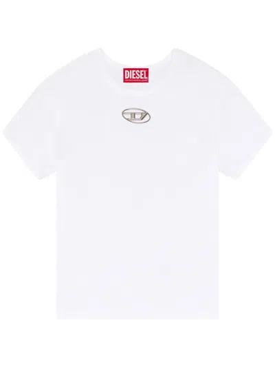 DIESEL LOGO-PLAQUE T-SHIRT