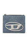 Diesel Wallet 1dr Bi-fold Zipper Ii In Blue