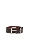 Diesel B-1dr Oval-d Belt In Brown