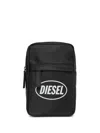 Diesel Logo-print Backpack In Black