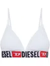 Diesel Logo-print Bra In White