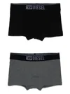 Diesel Logo-print Cotton Boxers (pack Of Three) In Black