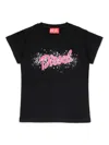 Diesel Logo-print Cotton T-shirt In Black