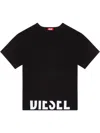 Diesel Logo-print Cotton T-shirt In Black