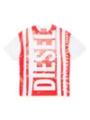 Diesel T-shirt With Interrupted Logo In White