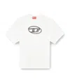 Diesel Faded T-shirt With Oval D Print In White