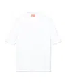 Diesel T-shirt In White Cotton With Logo In White