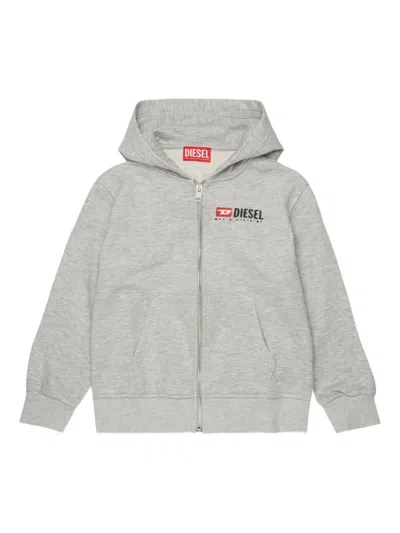 Diesel Kids' Logo-print Hoodie In Multi