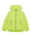 Diesel Windbreaker Jacket With Maxi Oval D Logo In Green