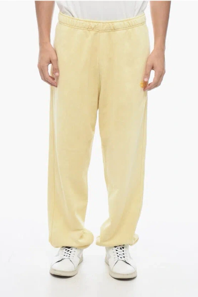 Diesel Logo Print P-marky Joggers In Yellow