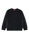 Diesel Logo-print Sweater In Black