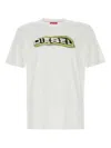 Diesel White Cotton T-adjust-r4t T-shirt