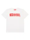 Diesel T-shirt Con Logo Degradé In 白色